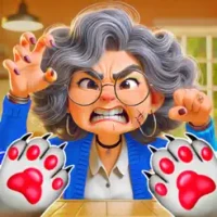 Bad Cat Vs Furious Angry Gran