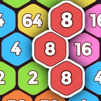 2048 Hexagon-Number Merge Game