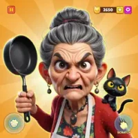 Pet Chaos Naughty Gran Prank
