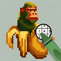 Pixel Coloring : Idiot Meme