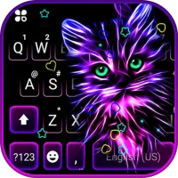 Chủ Đề Bàn Phím Purple Neon Ca