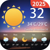 Dự báo thời tiết - Widget